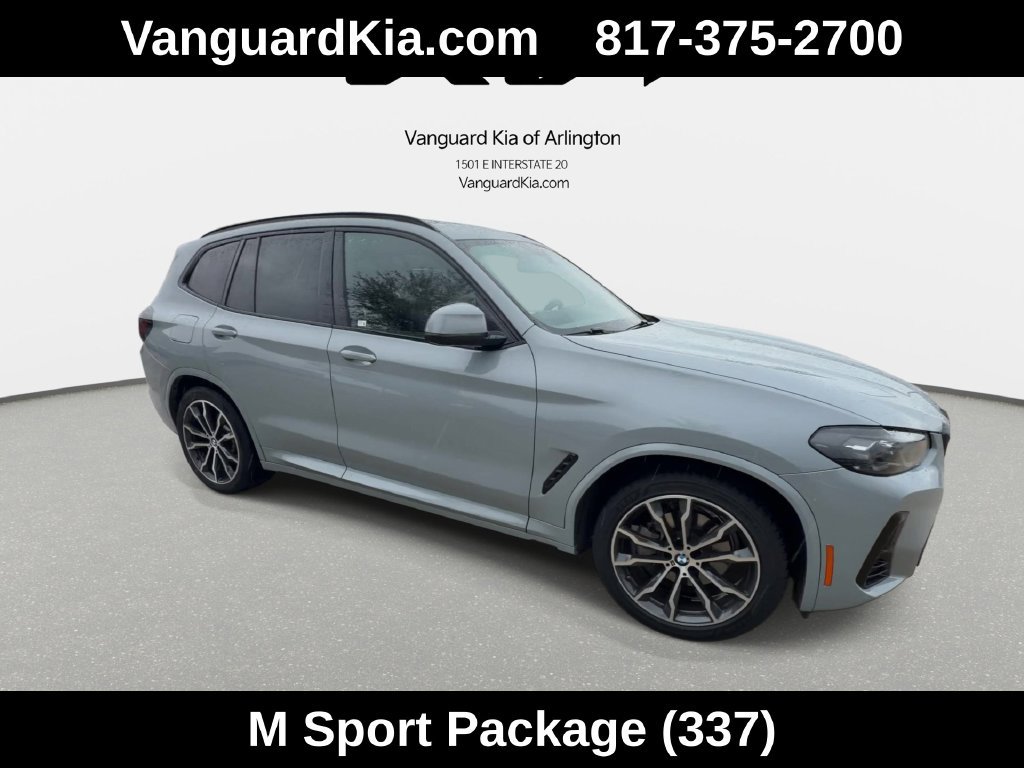Used 2022 BMW X3 xDrive30i w/ M Sport Package 2 AWD/4WD image 2