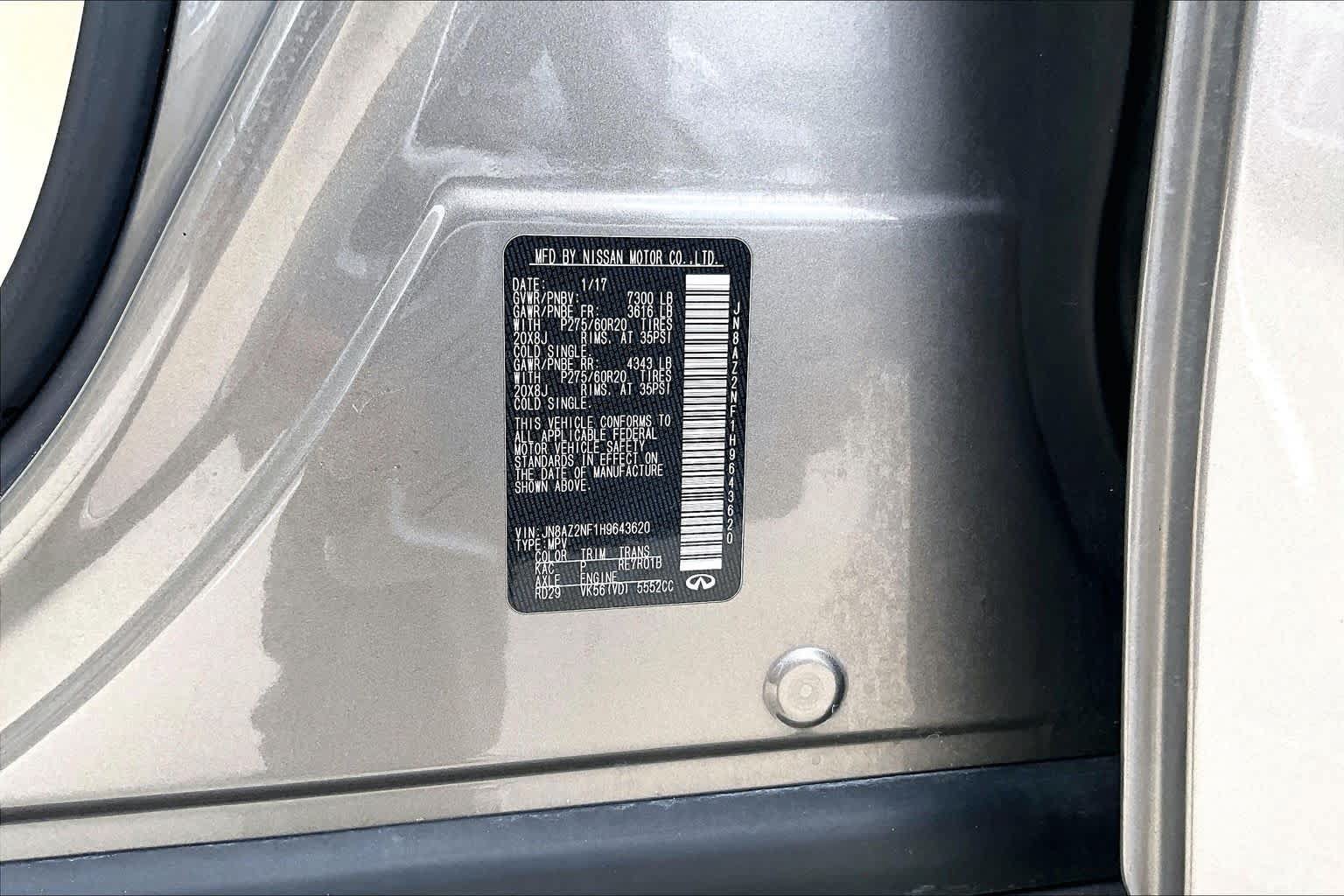Used 2017 INFINITI QX80 2WD image 33