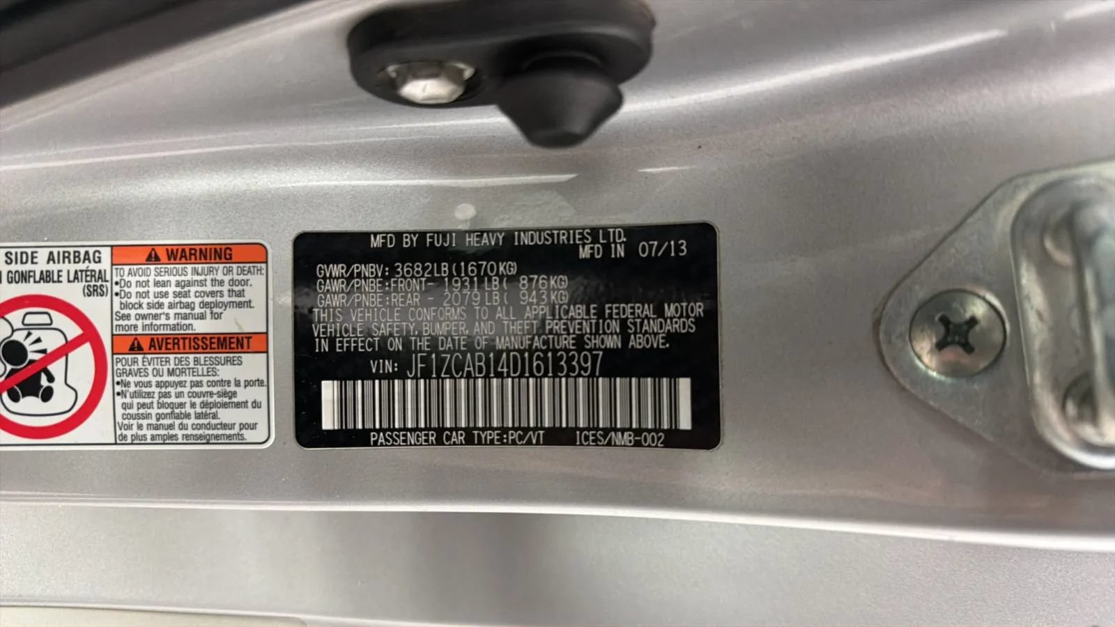 Used 2013 Subaru BRZ Premium w/ Popular Pkg 2C RWD image 28