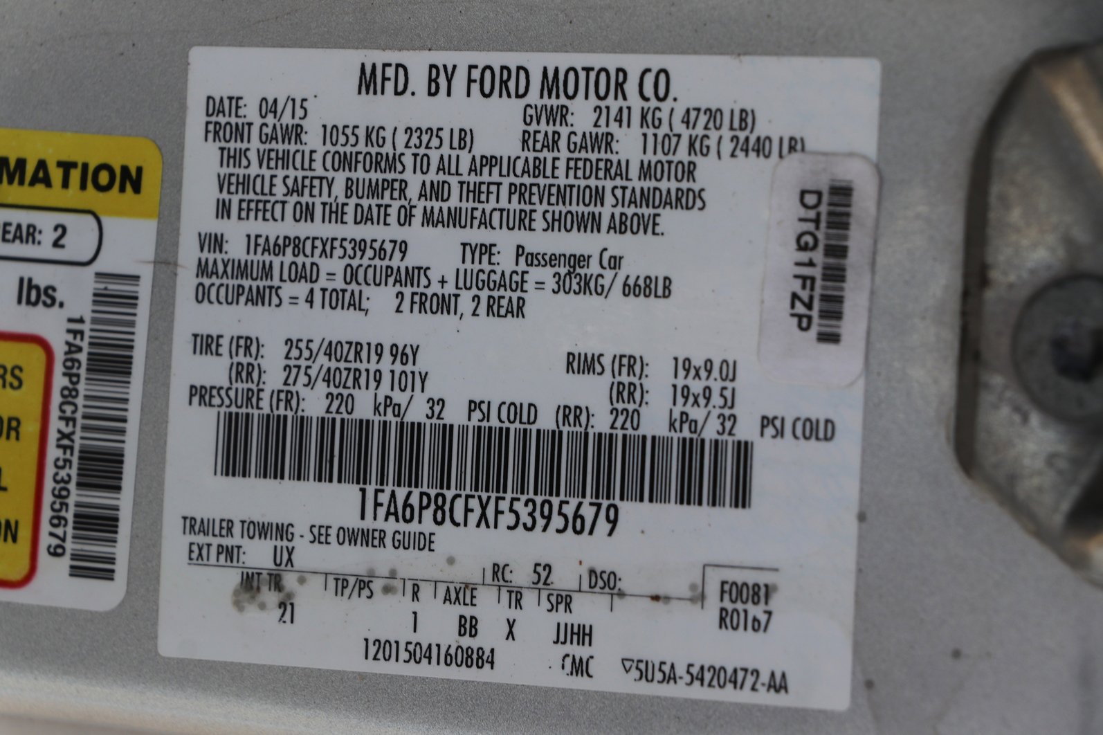 Used 2015 Ford Mustang GT w/ GT Performance Package image 30