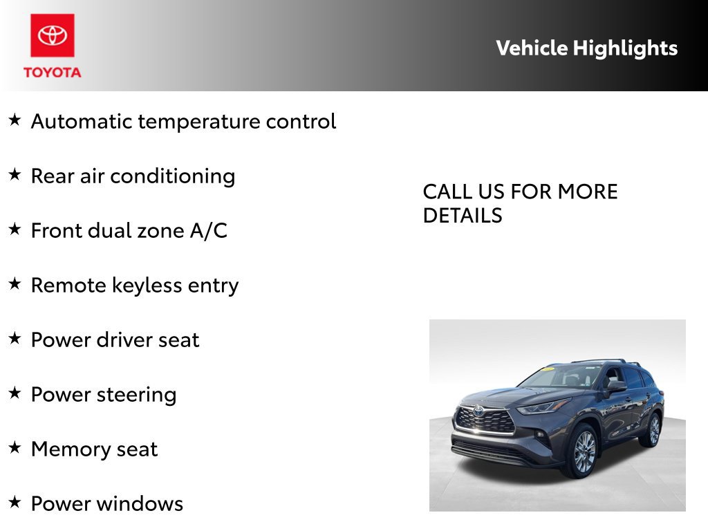 Certified 2022 Toyota Highlander Limited AWD/4WD image 13