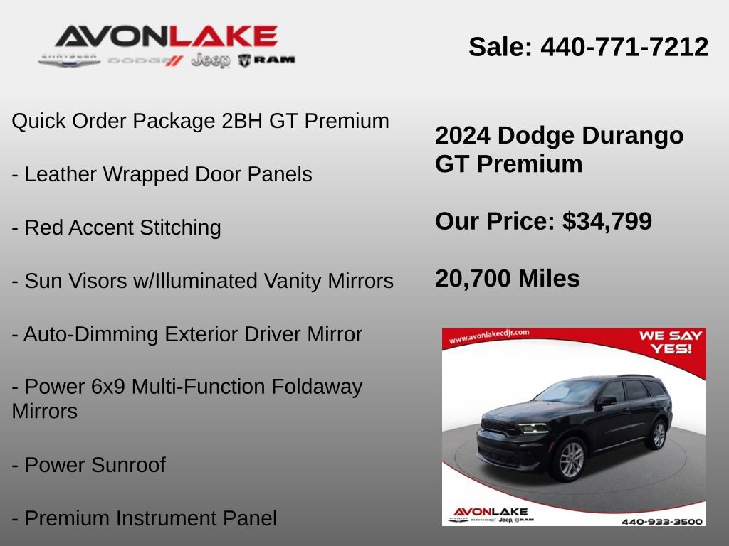 Used 2024 Dodge Durango GT image 12