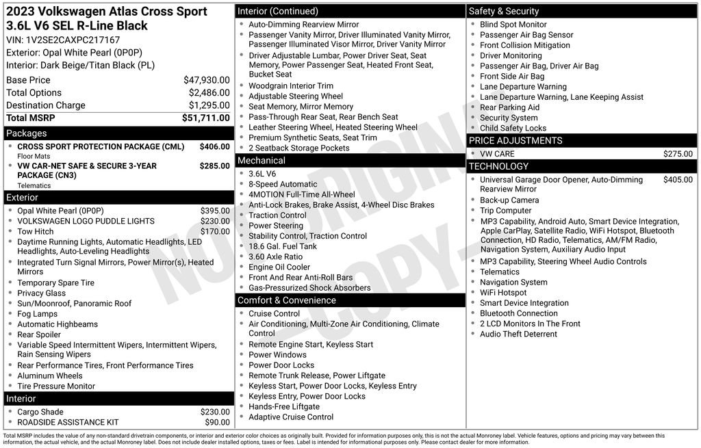 Certified 2023 Volkswagen Atlas Cross Sport SEL R-Line AWD/4WD image 7