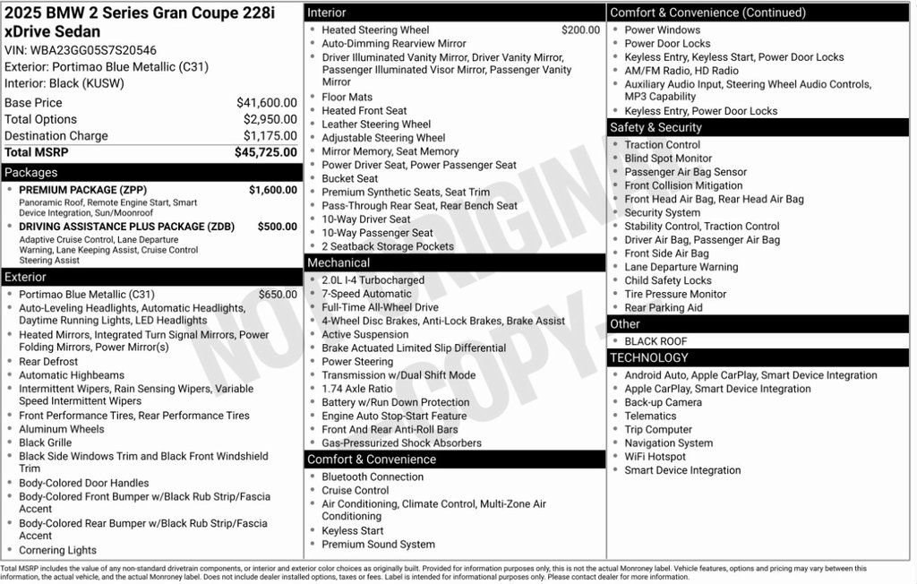 Certified 2025 BMW 228i xDrive w/ Premium Package image 7