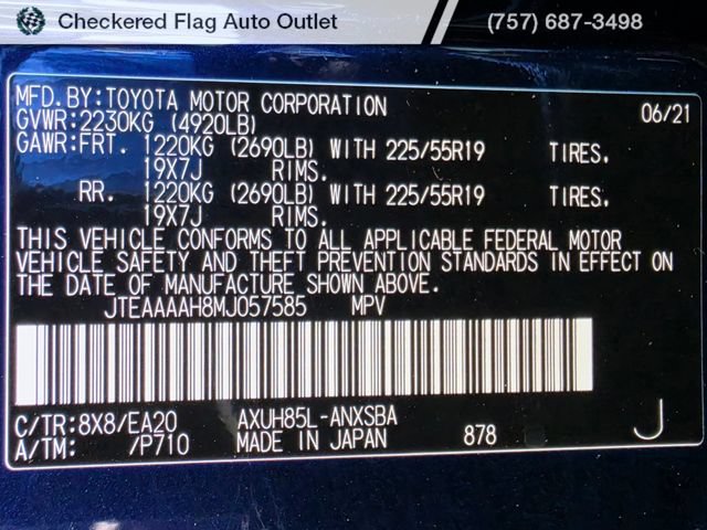 Used 2021 Toyota Venza Limited w/ Advanced Technology Package AWD/4WD image 30