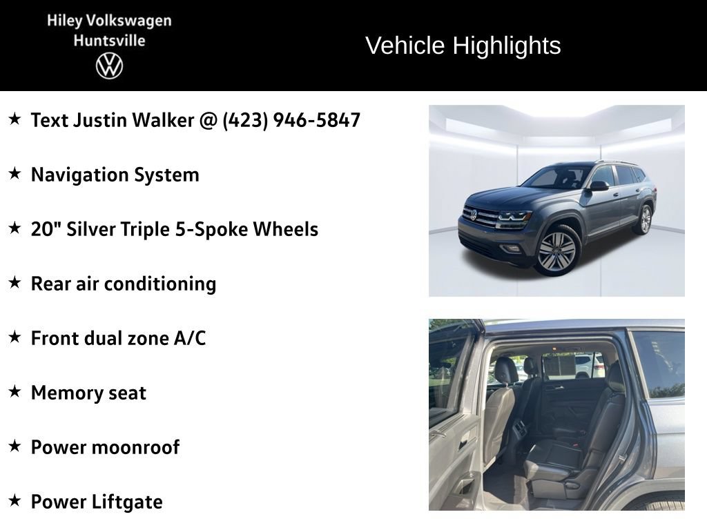 Used 2019 Volkswagen Atlas SEL AWD/4WD image 6