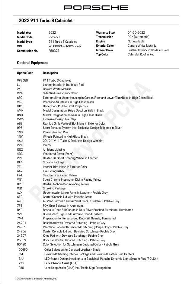 Certified 2022 Porsche 911 Turbo S image 30