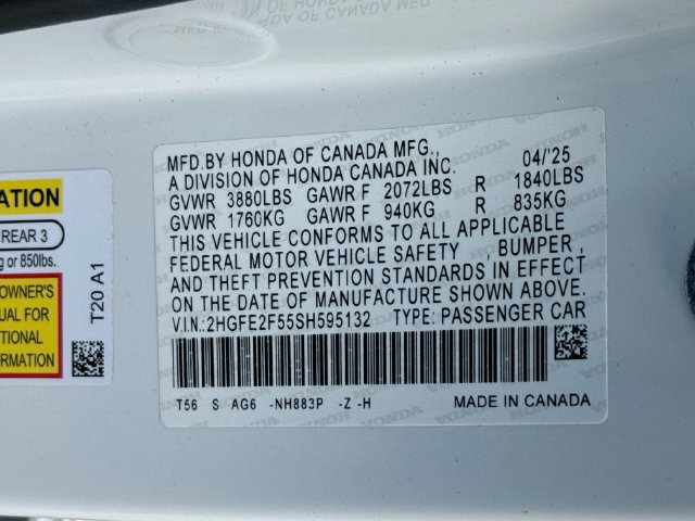 Used 2025 Honda Civic Sport image 27