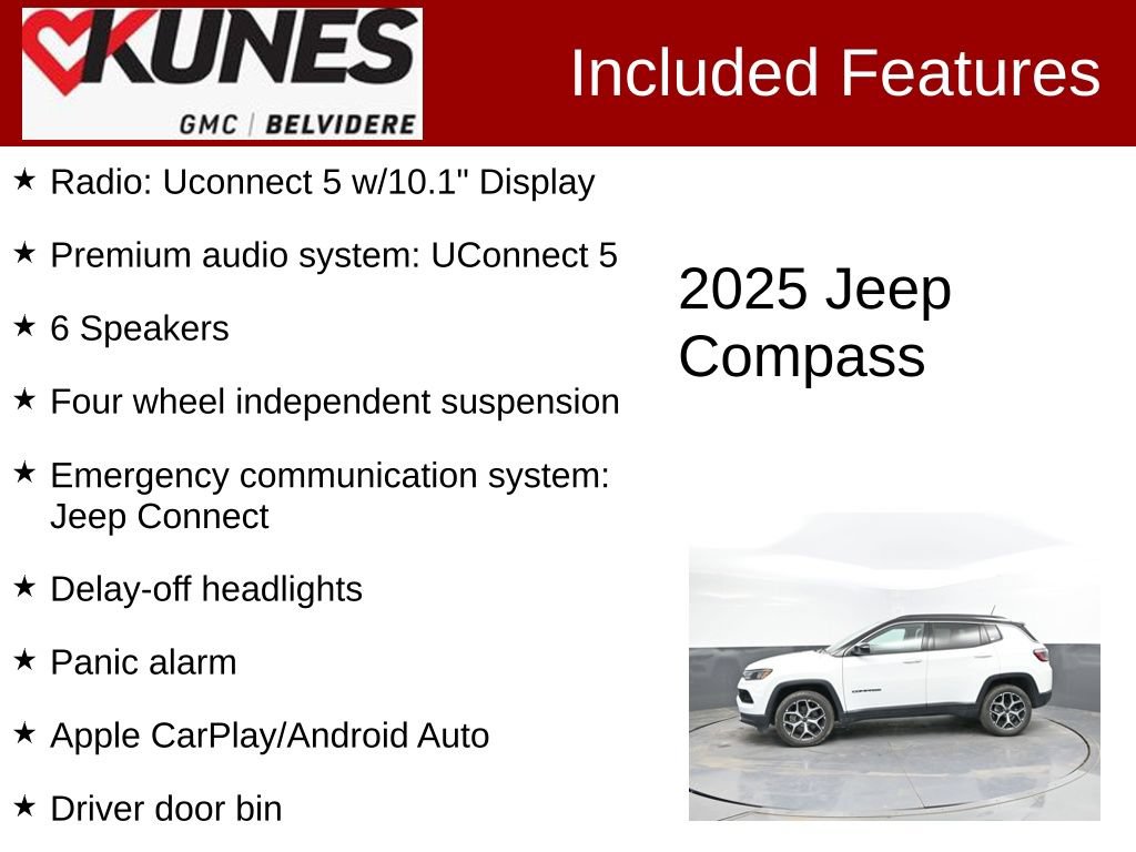 Used 2025 Jeep Compass Limited AWD/4WD image 2