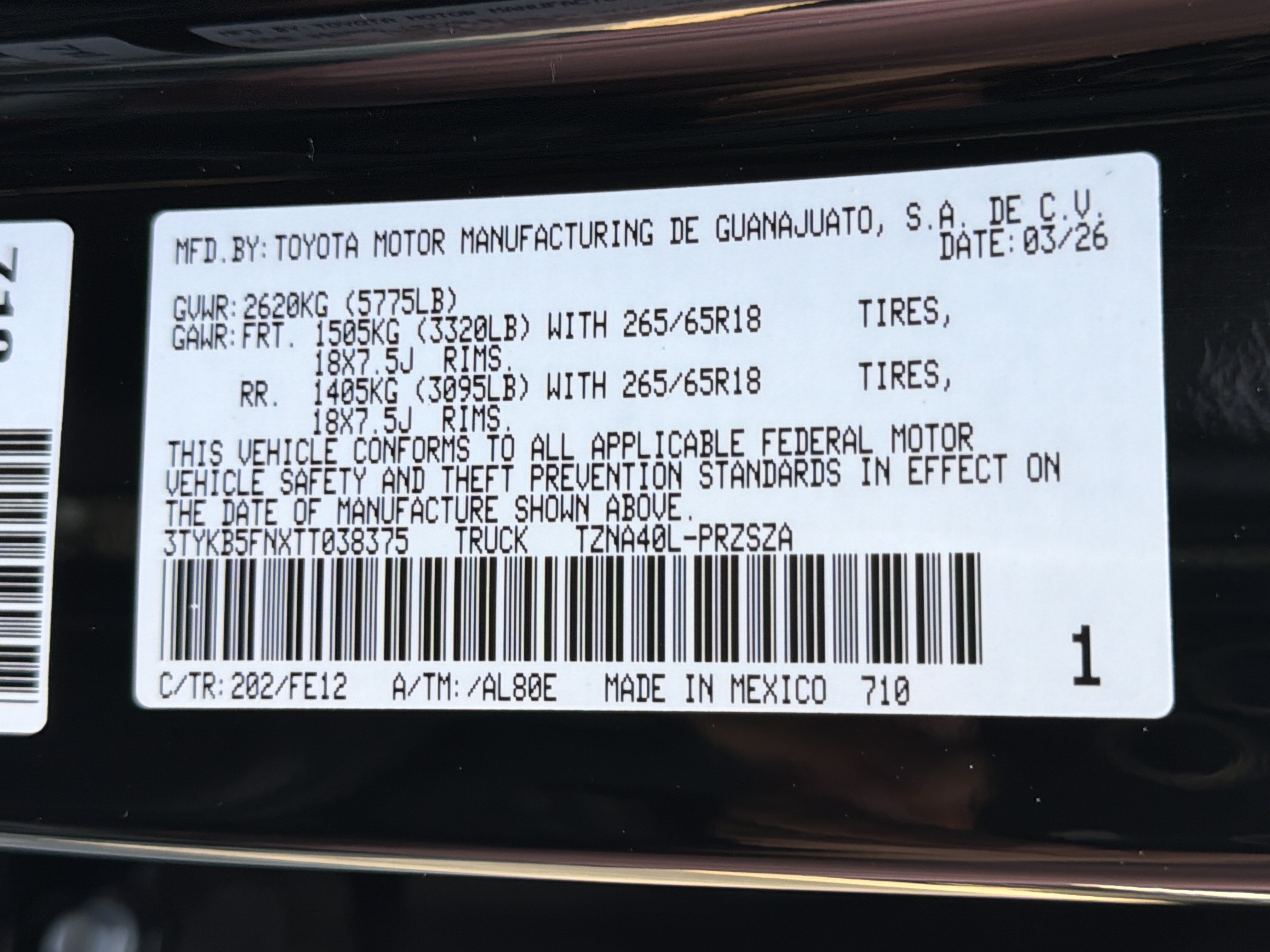 Used 2026 Toyota Tacoma TRD Sport RWD image 32
