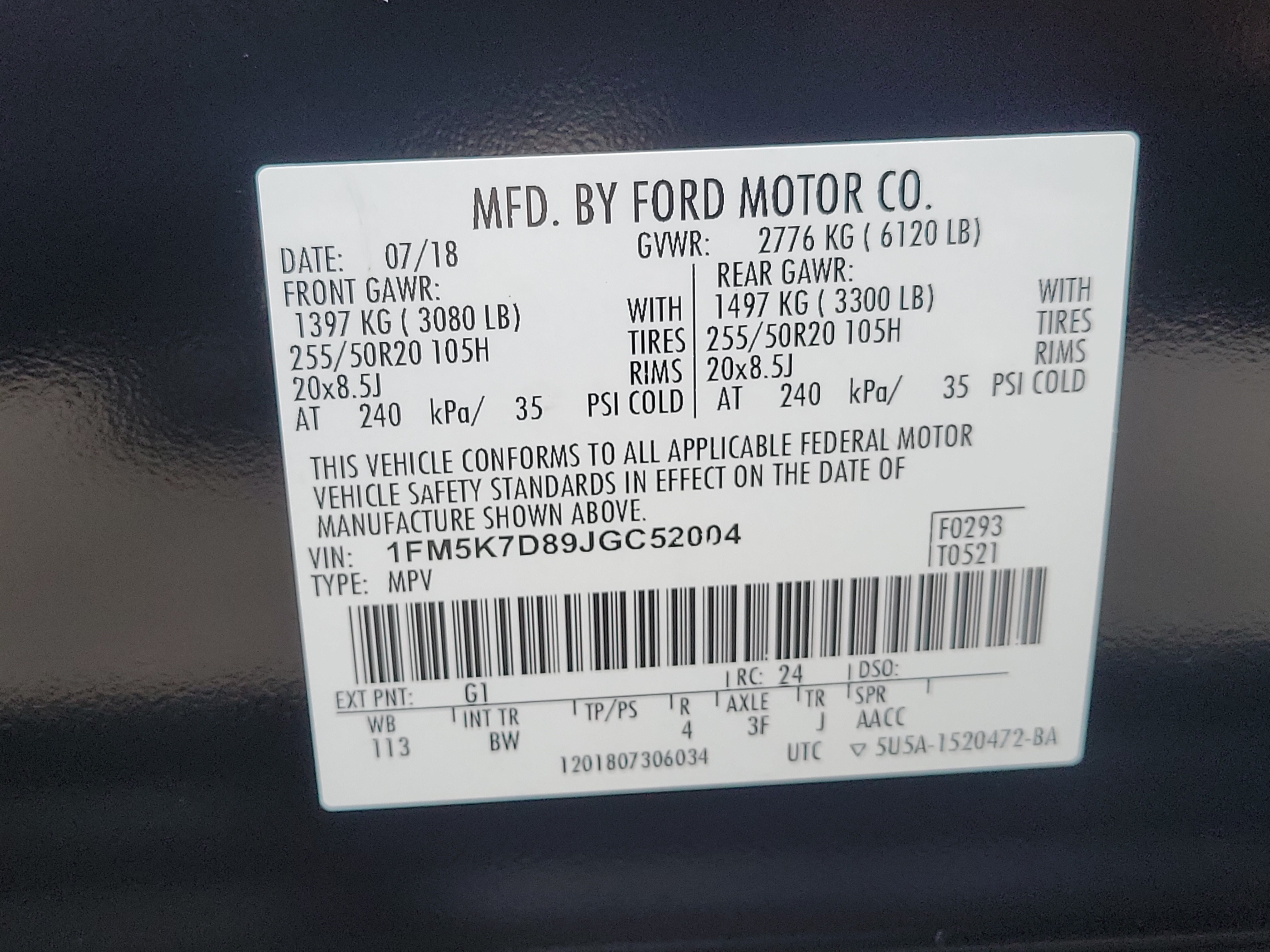 Used 2018 Ford Explorer XLT w/ Equipment Group 202A FWD image 34