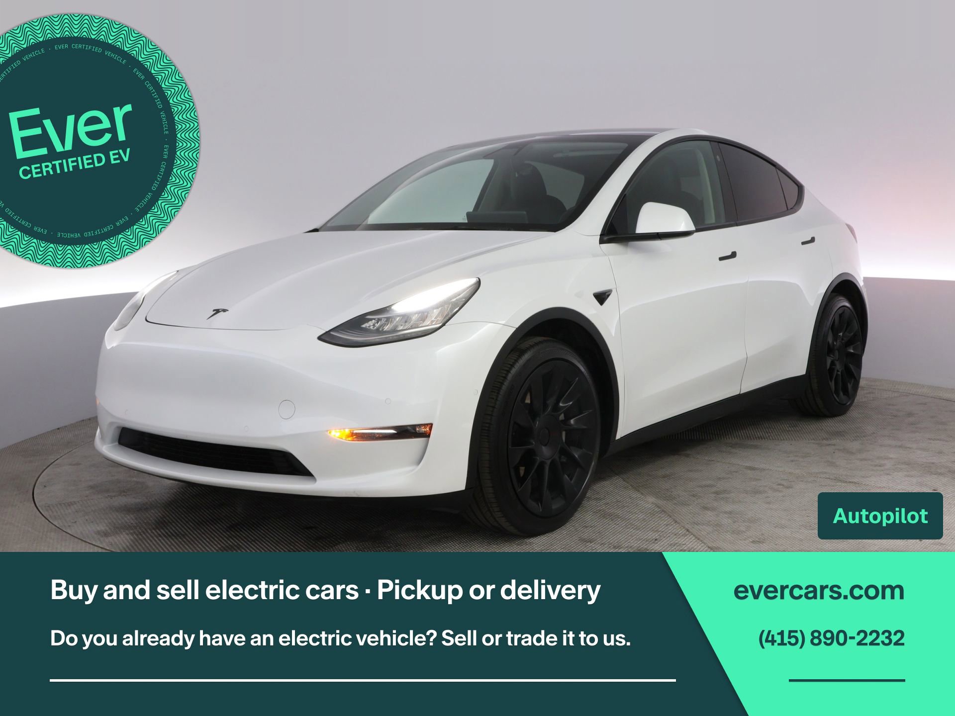 Used 2021 Tesla Model Y Long Range AWD/4WD image 1