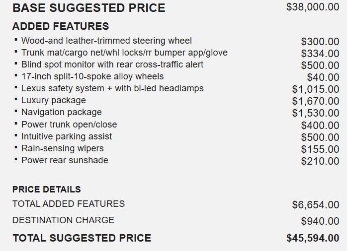 Used 2016 Lexus ES 350 w/ Luxury Package w/Wood Trim image 19