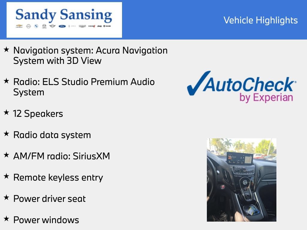 Used 2025 Acura RDX w/ Technology Package AWD/4WD image 7