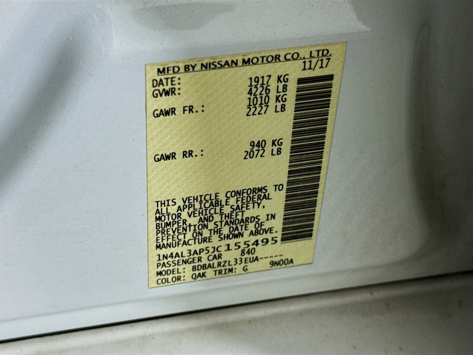 Used 2018 Nissan Altima 2.5 SL image 64