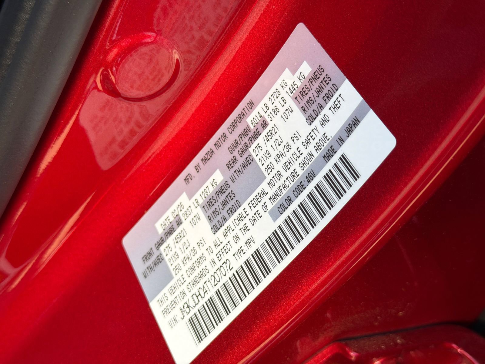 New 2026 MAZDA CX-70 3.3 Turbo S w/ Premium Package image 37