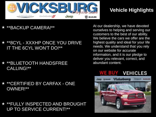 Used 2012 RAM 1500 Sport w/ Sport Premium Group AWD/4WD image 7