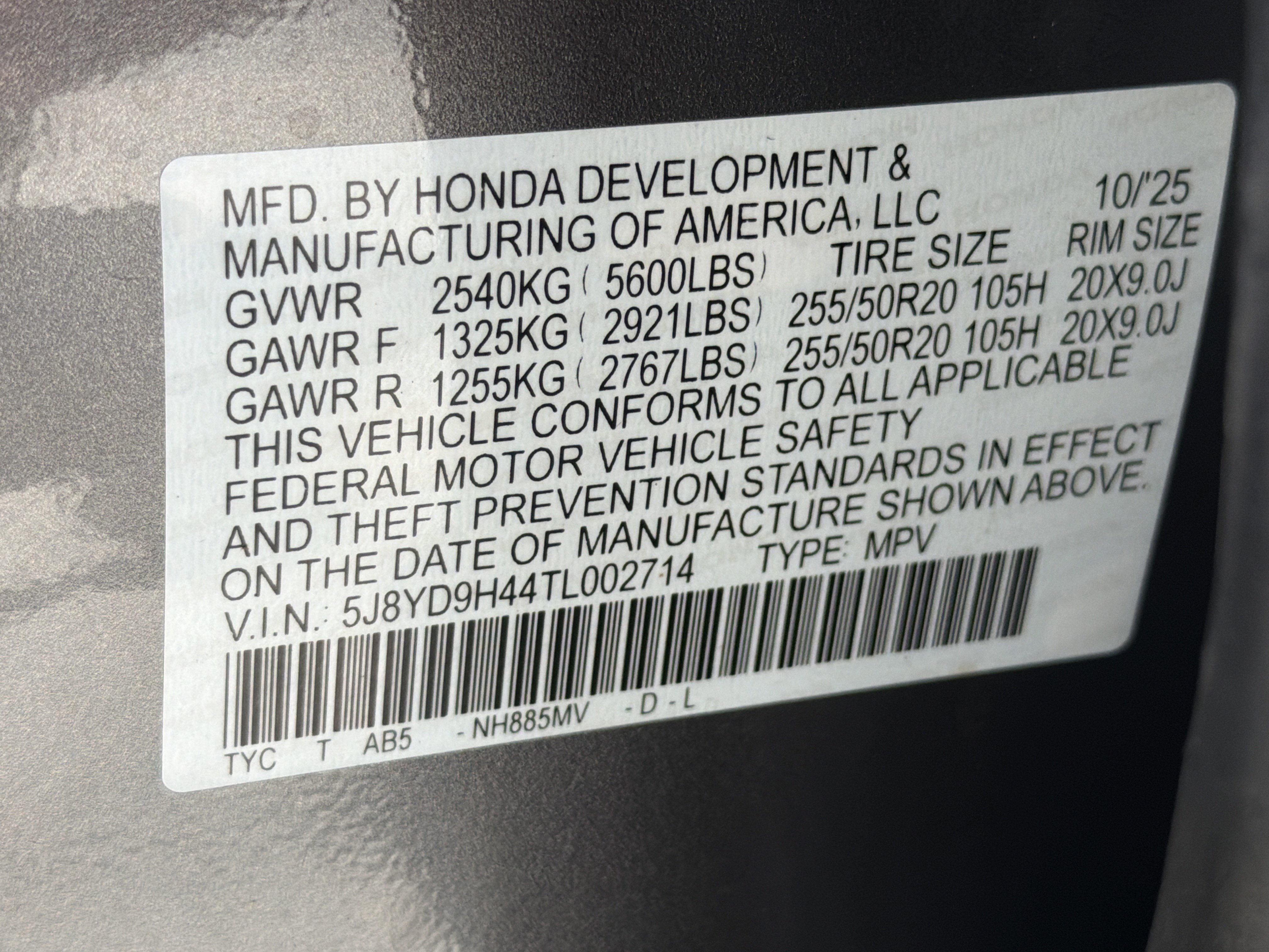 Certified 2026 Acura MDX FWD w/ Technology Package image 36