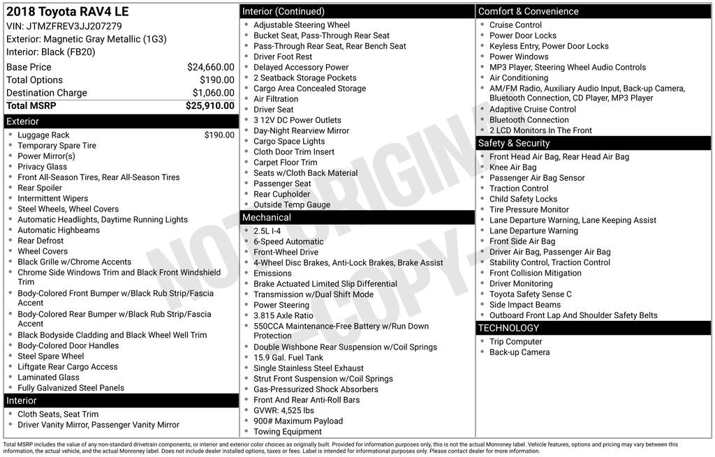 Used 2018 Toyota RAV4 LE image 23