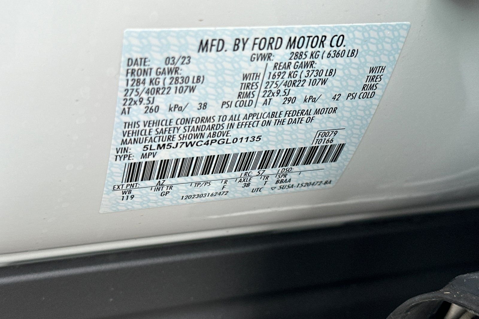Used 2023 Lincoln Aviator Reserve w/ Equipment Group 201A RWD image 40