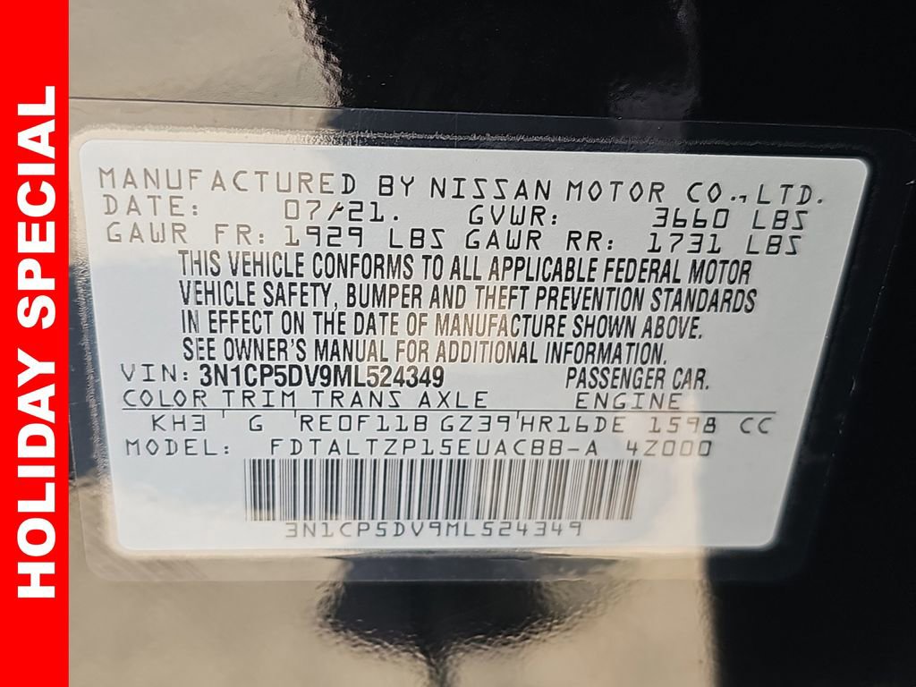 Used 2021 Nissan Kicks SR w/ SR Premium Package image 41