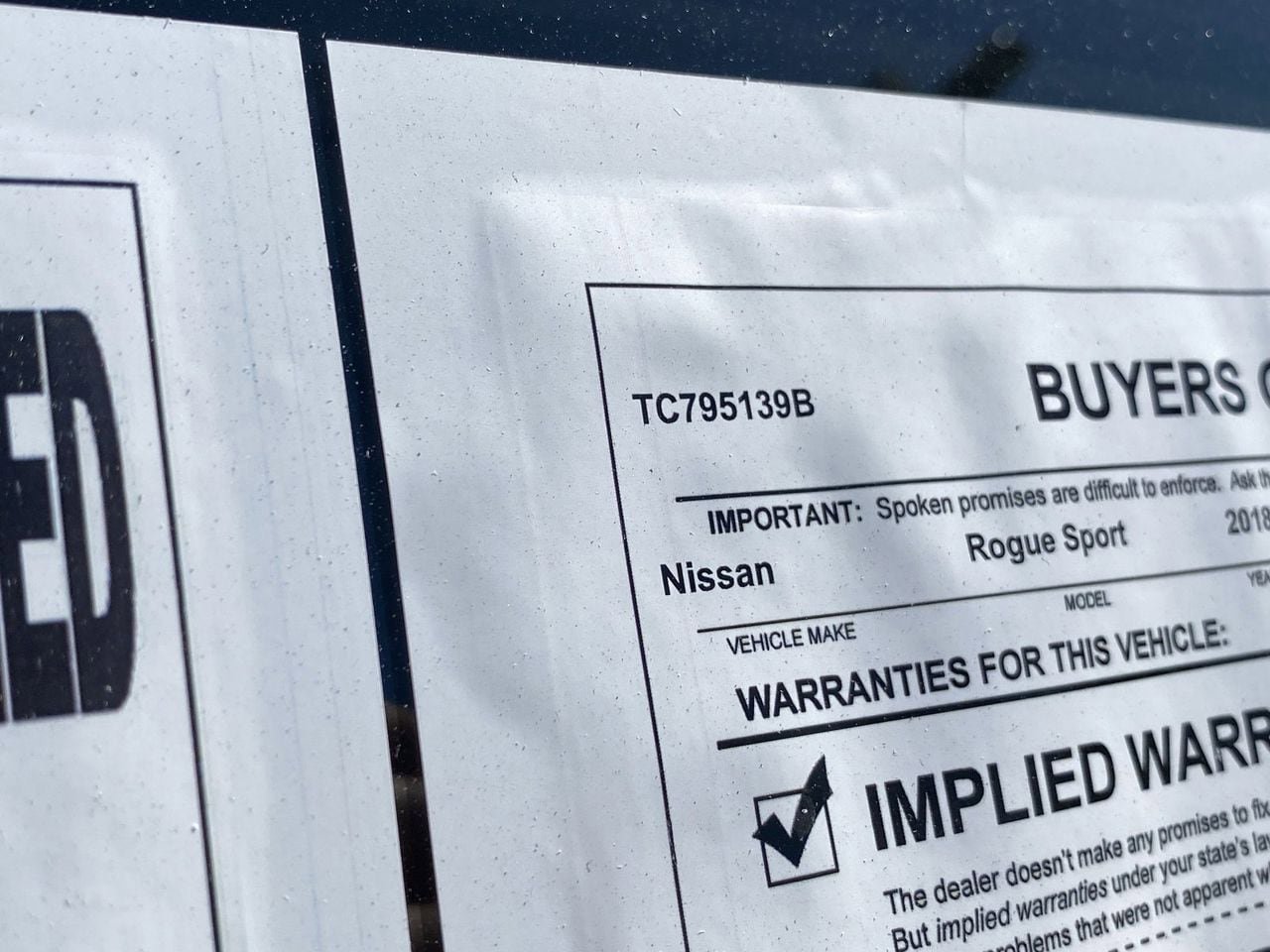 Certified 2018 Nissan Rogue Sport SL FWD image 35