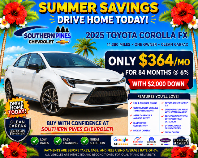 Used 2025 Toyota Corolla FX w/ Convenience Package FWD image 5