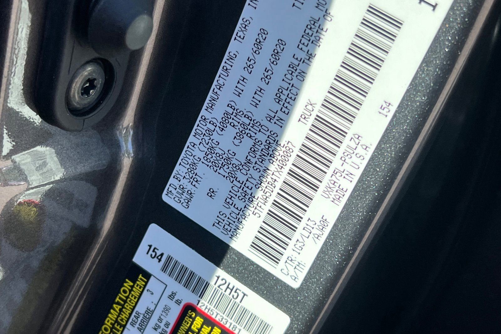 New 2026 Toyota Tundra Limited image 33