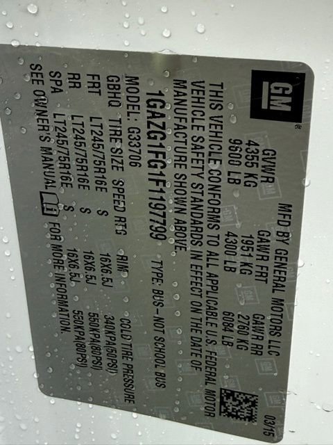 Used 2015 Chevrolet Express 3500 LT w/ LT Preferred Equipment Group image 36