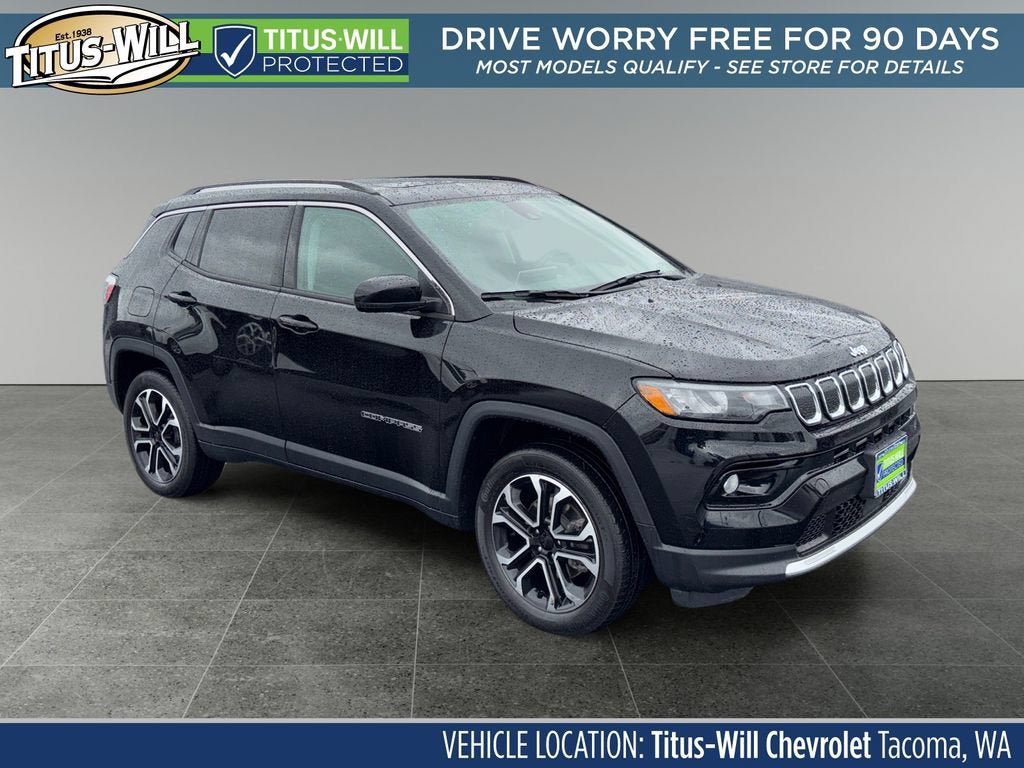Used 2022 Jeep Compass Limited w/ Sun and Sound Group AWD/4WD image 1