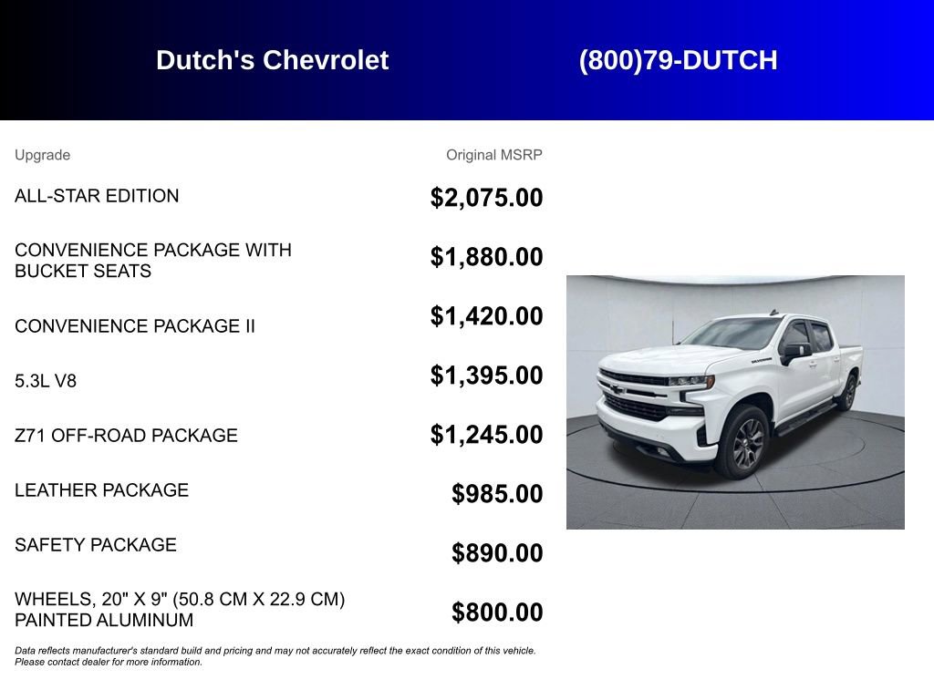 Used 2020 Chevrolet Silverado 1500 RST w/ All-Star Edition AWD/4WD image 5