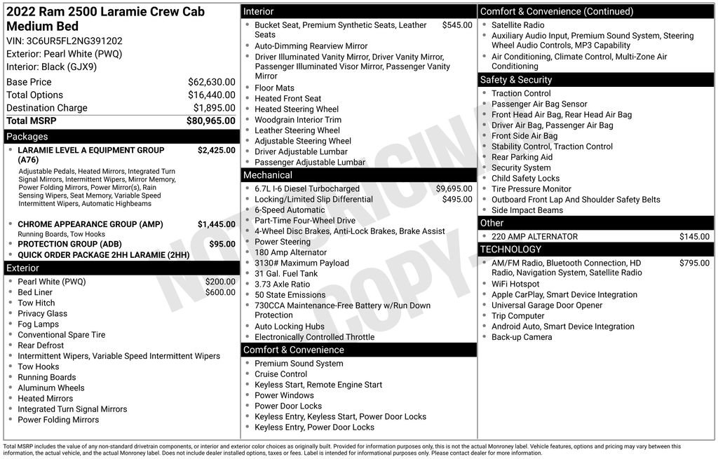 Used 2022 RAM 2500 Laramie image 36