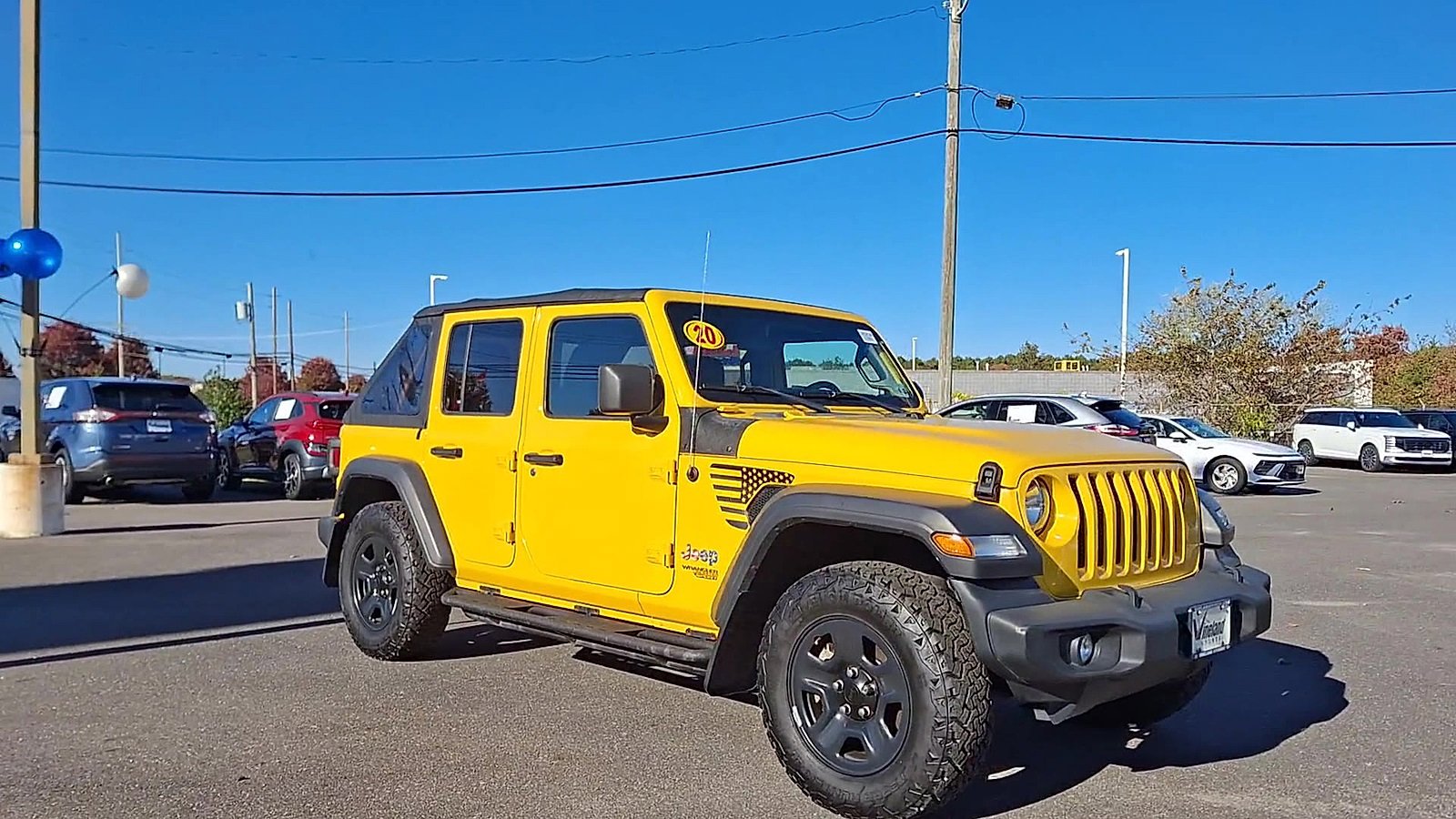 Used 2020 Jeep Wrangler Unlimited Sport image 4