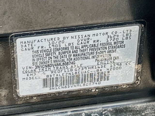 Certified 2021 Nissan Versa S FWD image 29