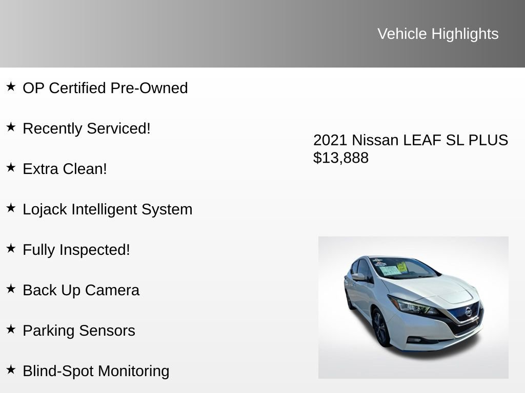 Used 2021 Nissan Leaf SL Plus image 4