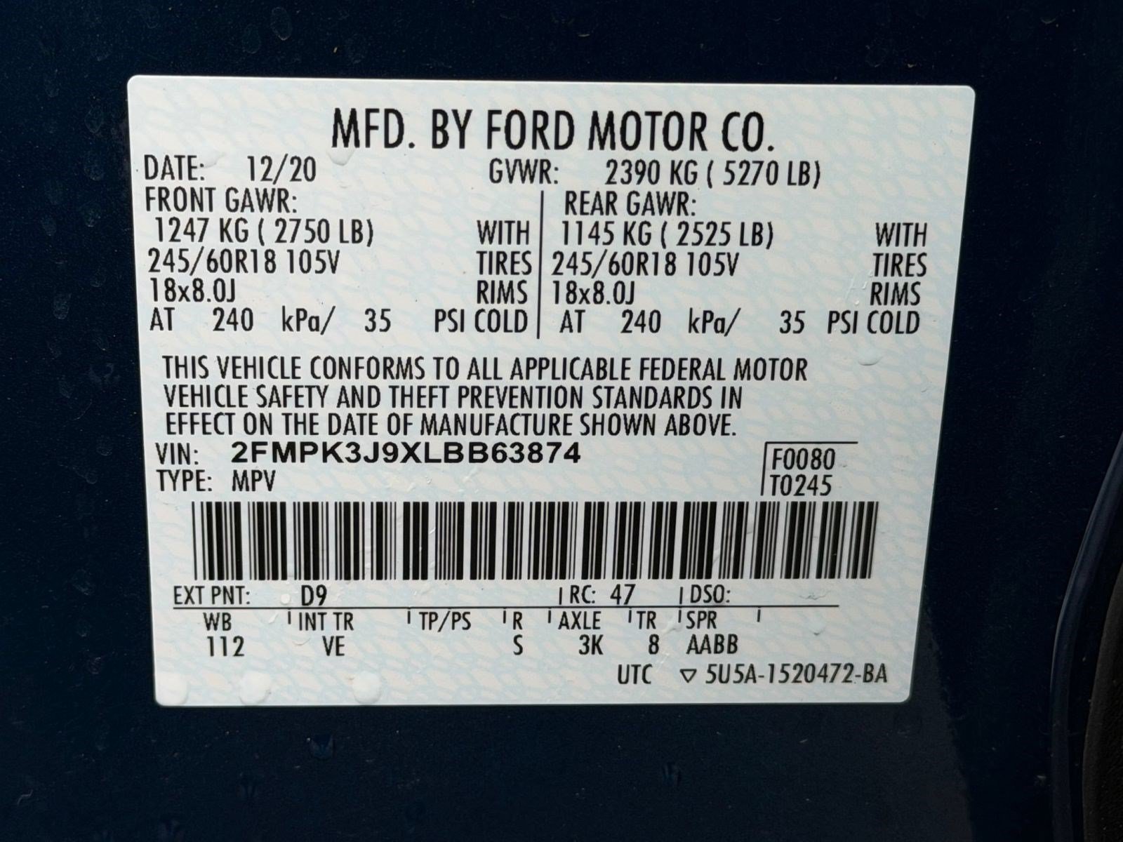 Used 2020 Ford Edge SEL w/ Convenience Package FWD image 28