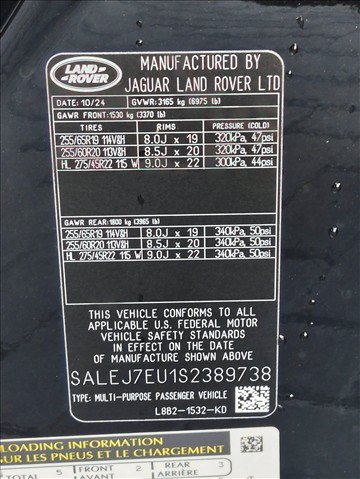 Certified 2025 Land Rover Defender 110 S AWD/4WD image 25