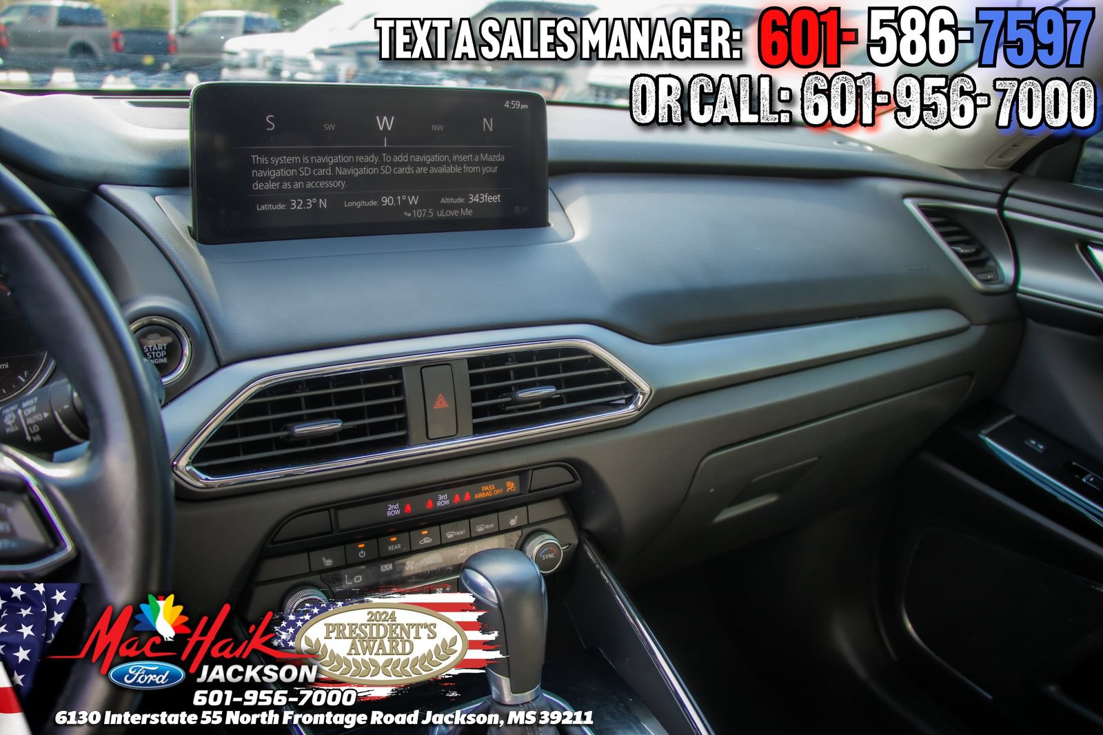 Used 2021 MAZDA CX-9 Touring w/ Touring Premium Package FWD image 16