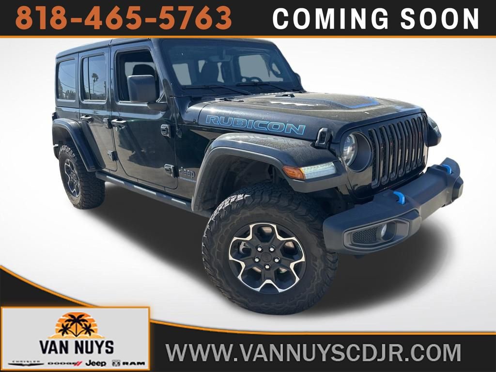 Used 2023 Jeep Wrangler Unlimited Rubicon 4xe image 1