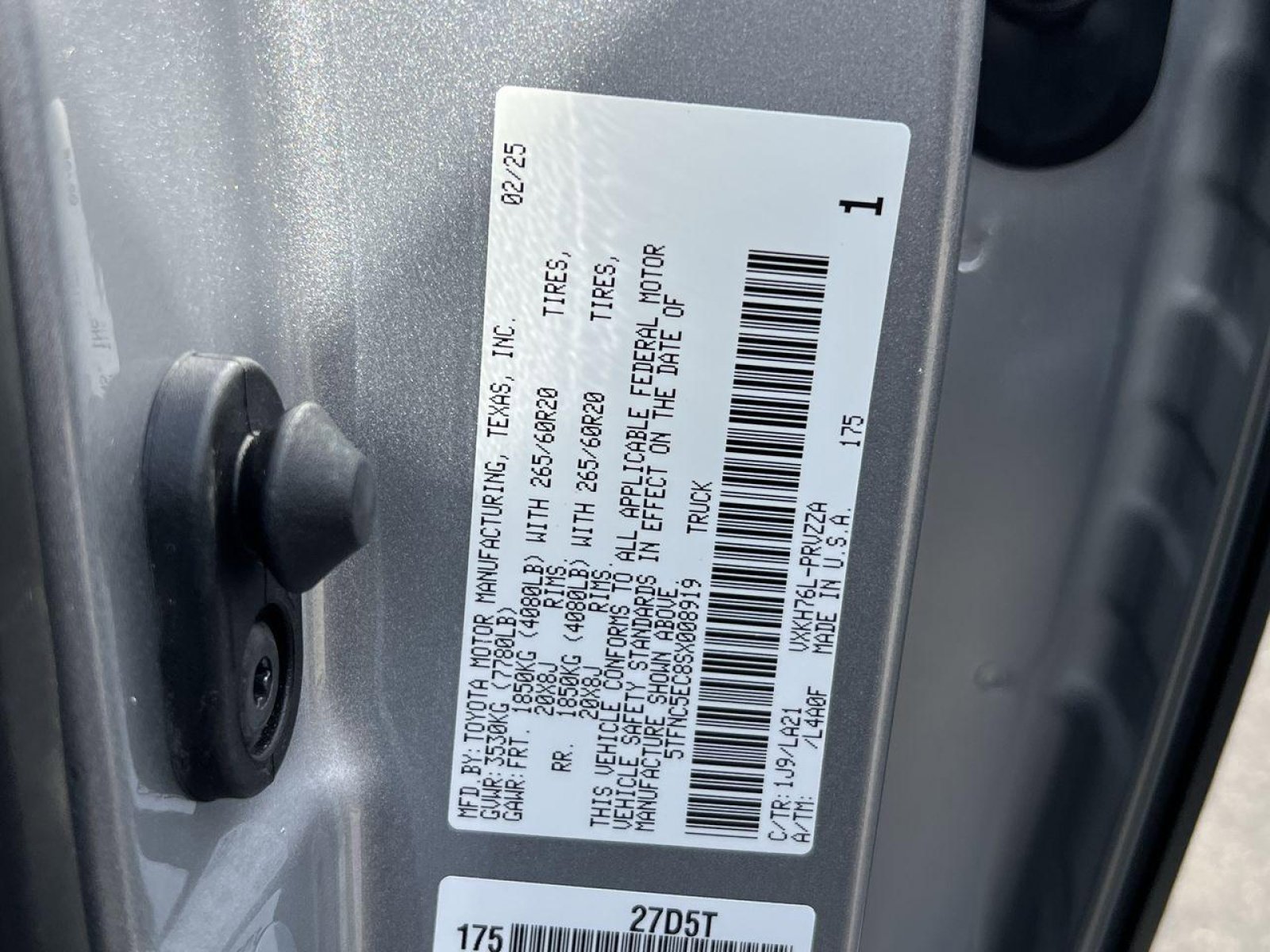 New 2025 Toyota Tundra Platinum image 22