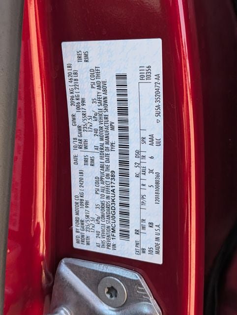 Used 2019 Ford Escape SE FWD image 29