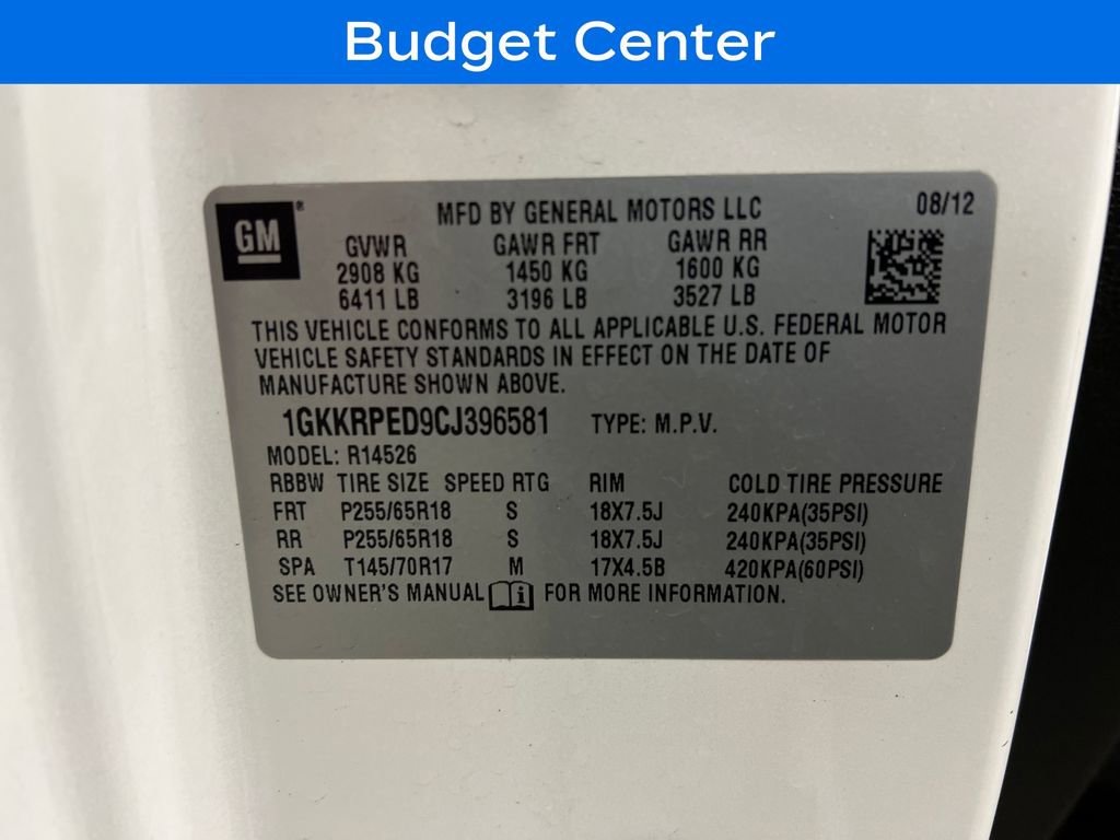 Used 2012 GMC Acadia SLE image 28