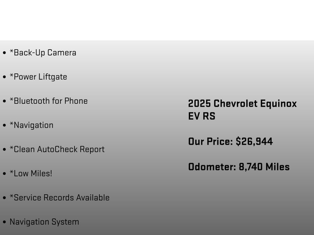 Certified 2025 Chevrolet Equinox EV RS image 14