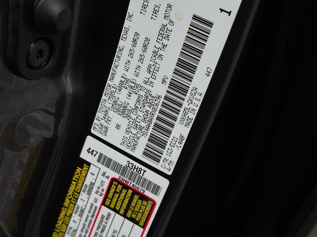 Used 2024 Toyota Sequoia SR5 w/ SR5 Premium Package AWD/4WD image 55