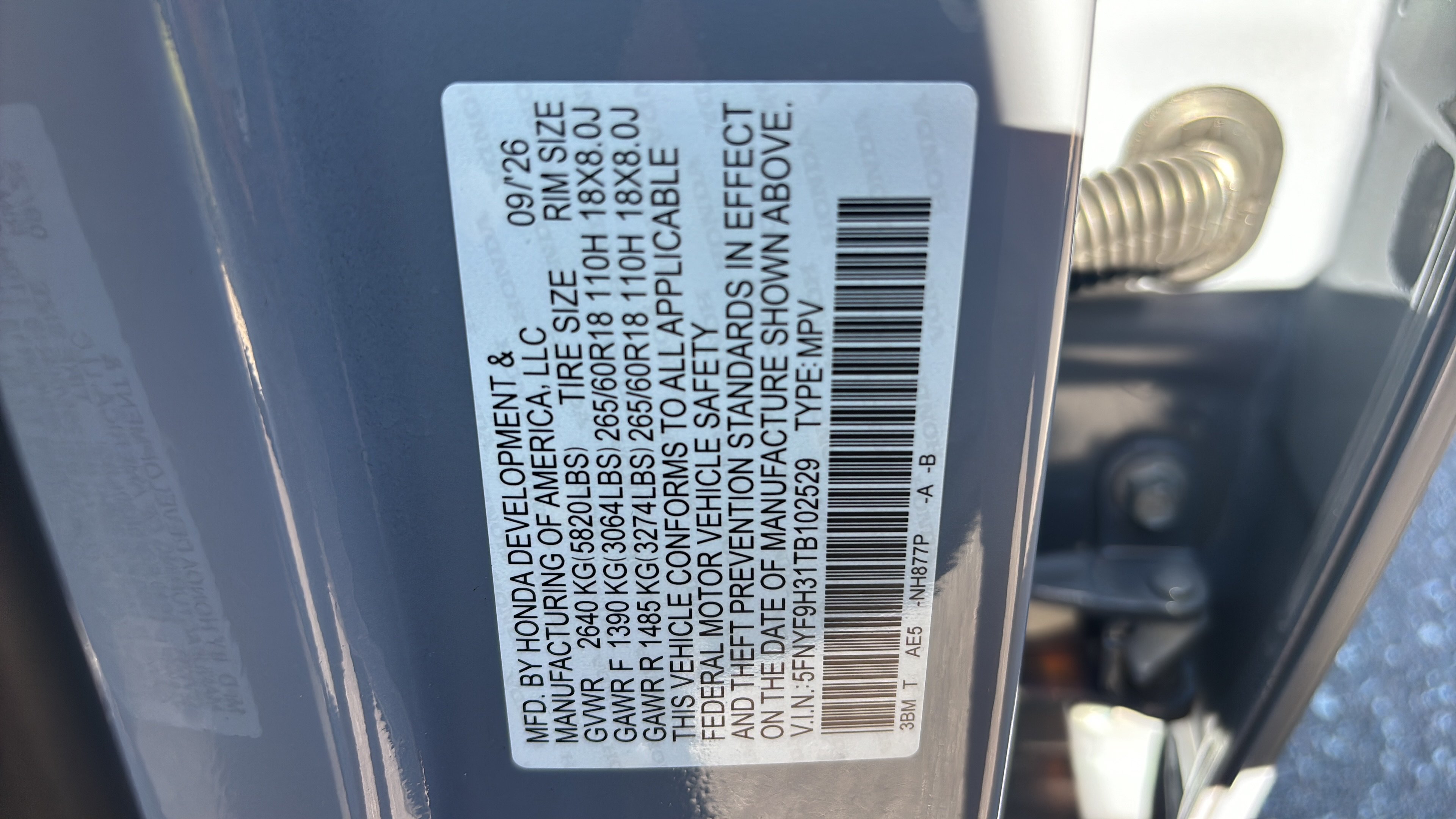 New 2026 Honda Passport RTL image 15