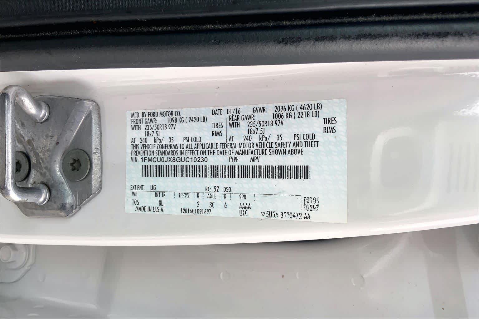 Used 2016 Ford Escape Titanium FWD image 36