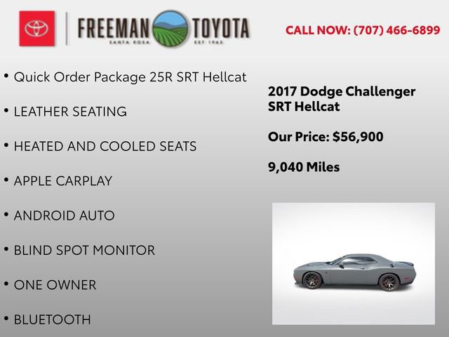 Used 2017 Dodge Challenger SRT Hellcat RWD image 5