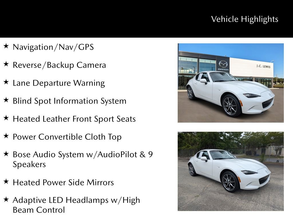 Certified 2022 MAZDA MX-5 Miata RF Grand Touring w/ Weather Package RWD image 27