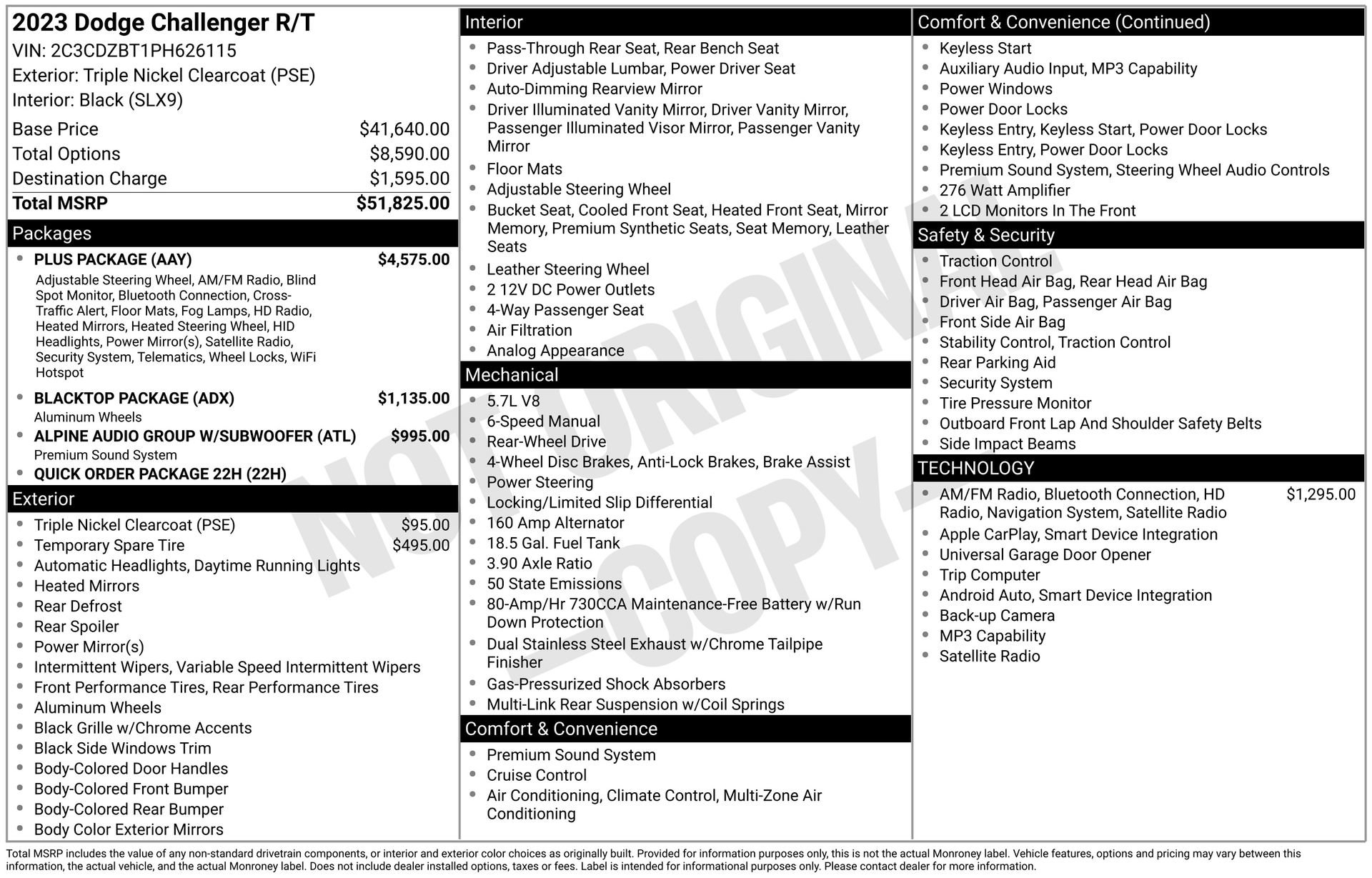 Used 2023 Dodge Challenger R/T w/ Plus Package RWD image 39