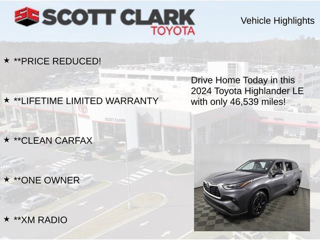 Used 2024 Toyota Highlander LE FWD image 12